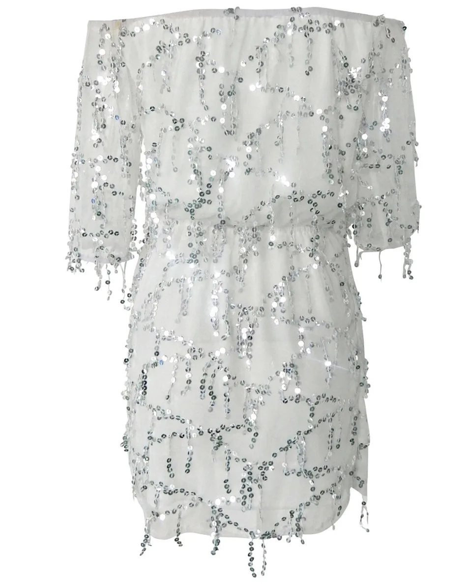 Комбинезон с блестками Новый Модный женский брендовый комбинезон повседневный