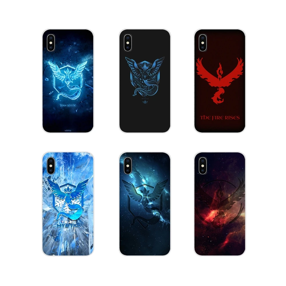 Прозрачный чехол из ТПУ Pokemon GO Team Mystic Pocket Monsters для Motorola Moto X4 E4 E5 G5 G5S G6 Z Z2 Z3 G3 G2 C Play Plus