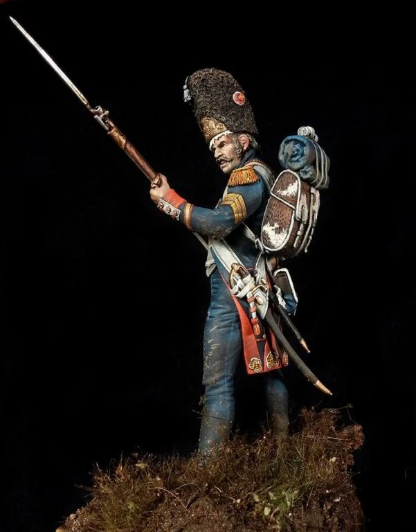 75mm 1/24 Resin figures soldiers kits Napoleonic Wars warriors unpainted and unassembled G331dd