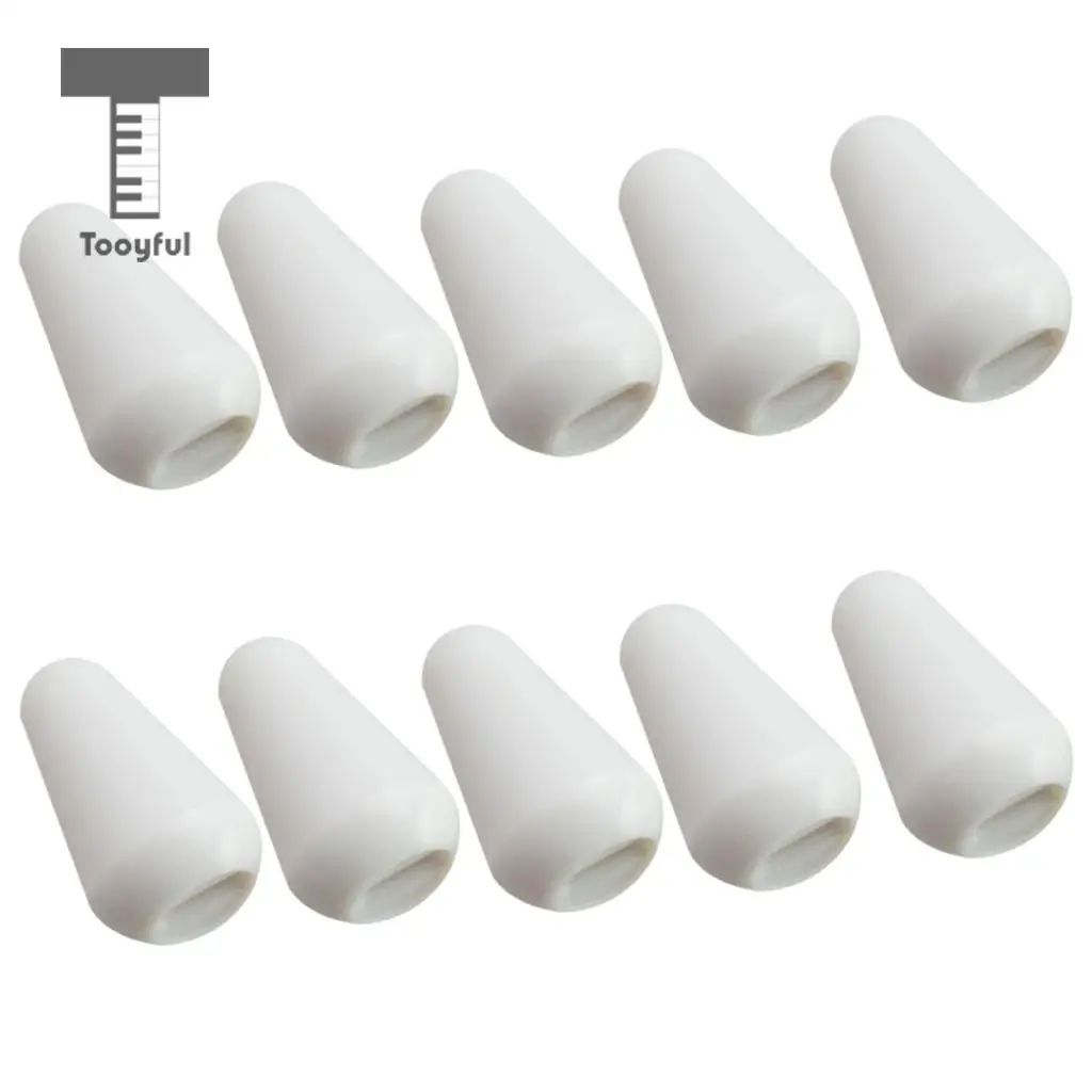 Tooyful 20pcs Internal Thread 4mm 3 or 5 Way Toggle Switch Tips Knobs Cap for ST SQ Electric Guitar Replacement