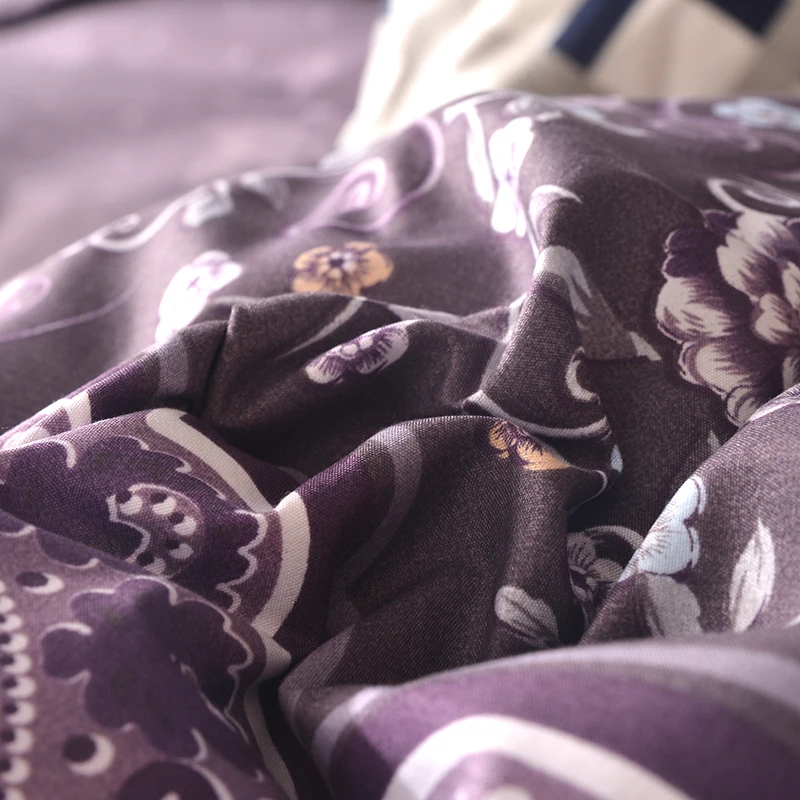 Роскошный кружевной Одноцветный Комплект постельного белья 2 и 3 шт. одеяло/пододеяльник Набор наволочек без простыни постельное белье одеяло комплект постельного белья s