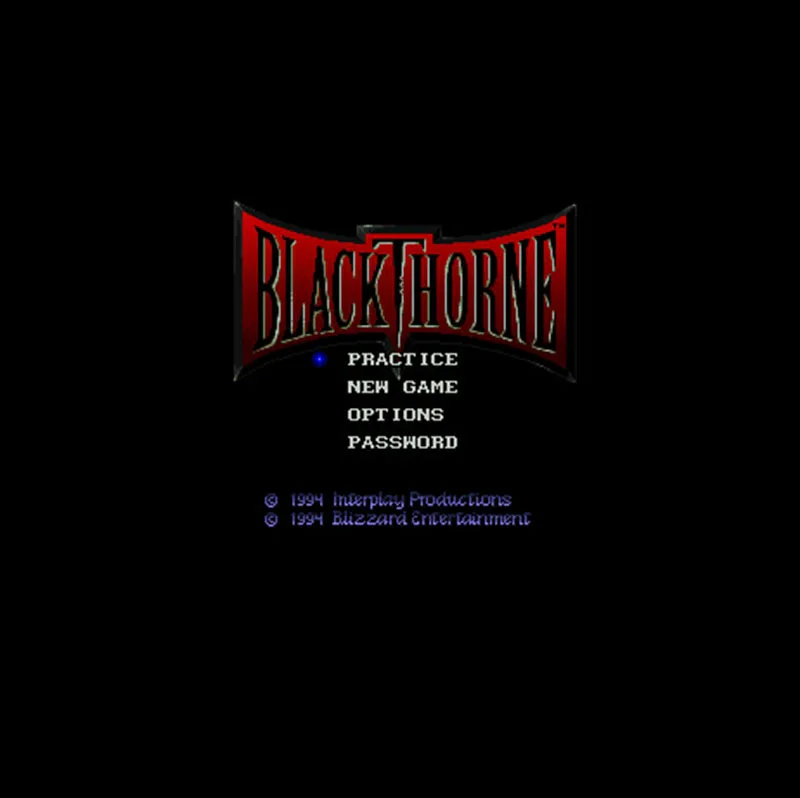 Blackthorne NTSC Версия 16 бит 46 пин большая серая игровая карта для игроков в США |