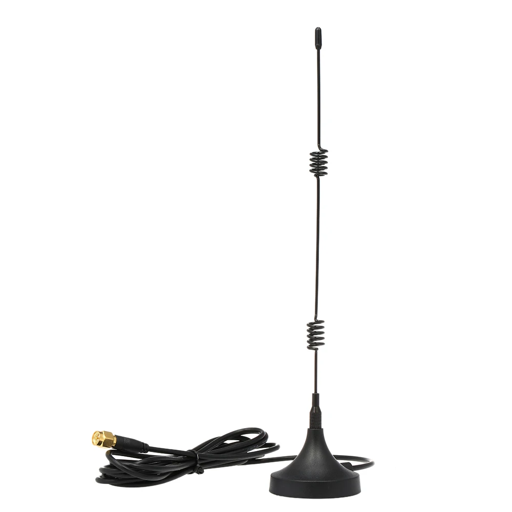 

Mini 2.4GHz WiFi External Antenna 7dBi w/ 2 Meter Extension Line Magnetic Sucker Base SMA Male Connector For Router WiFi Adapter