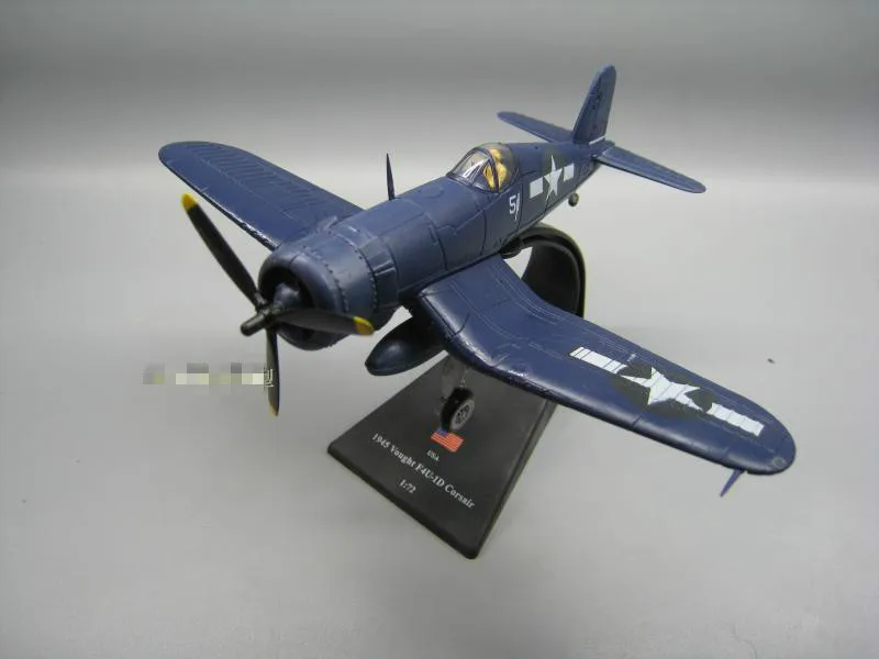 

AMER 1/72 Scale USAF F4U-1D Corsair Carrier-based Fighter-bomber Diecast Metal Plane Model Toy for Collection/Gift/Decoration