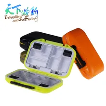 TAF пластиковые рыболовные коробки 11,5*8,3*4 см приманка коробка с двойной стороной 12 отсеков рыболовные аксессуары чехол Pesca рыболовные снасти инструмент
