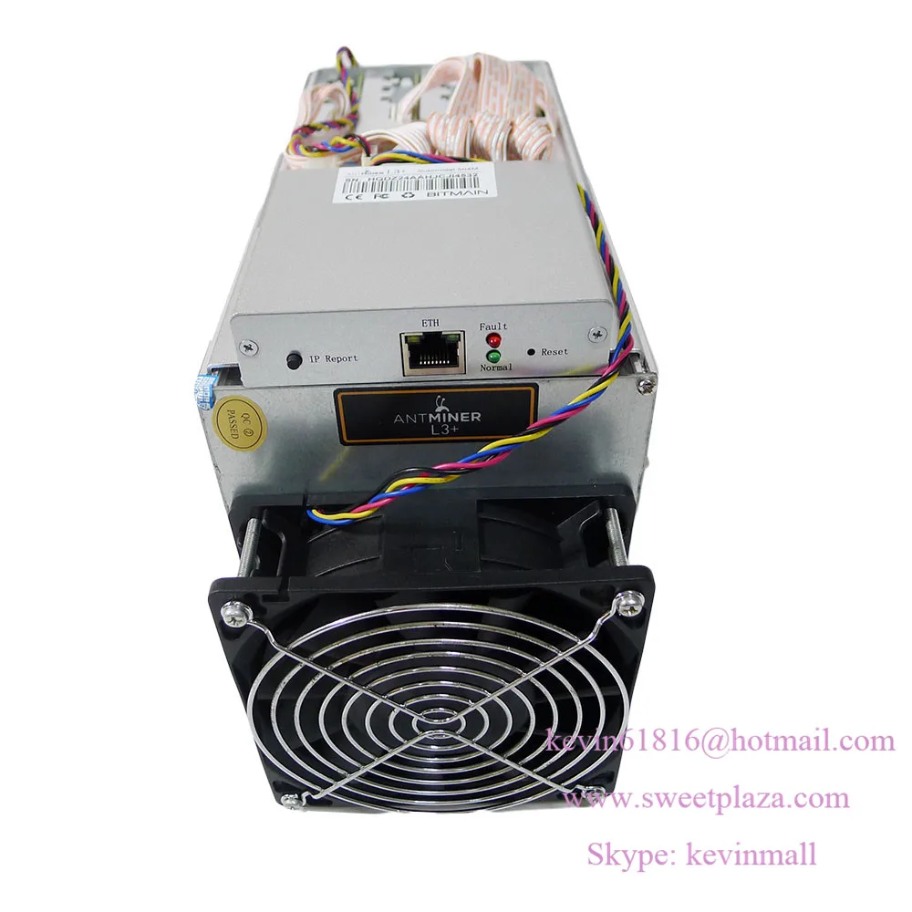 Абсолютно ANTMINER L3+ LTC 504 м scrypt miner LTC горная машина 504 м 800 Вт