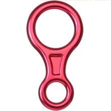 45kn рис. 8 спуск алюминиевый спусковой крючок для альпинизма спасательный скалолазание такелаж случайный цвет