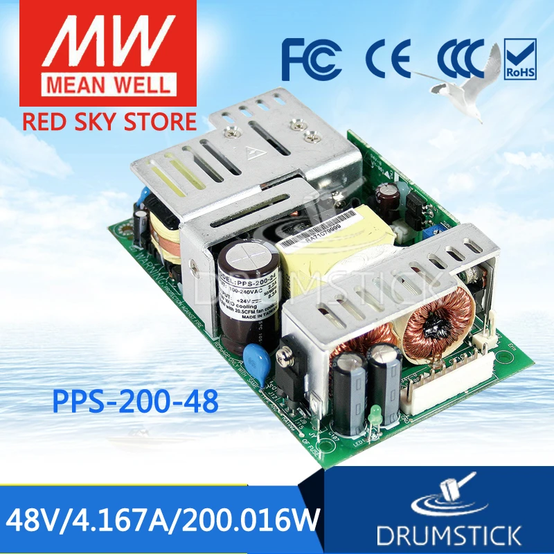 

MEAN WELL PPS-200-48 48V 4.167A meanwell PPS-200 200.016W Single Output with PFC Function