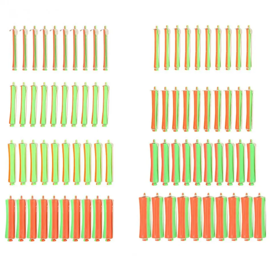 80 шт., бигуди для завивки волос 1-8 размеров, бигуди для завивки волос