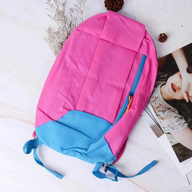 Унисекс спортивный рюкзак сумка с мягкой ручкой Легкие нейлоновые рюкзаки для путешествий походный рюкзак 9 цветов - Цвет: Ярко-розовый