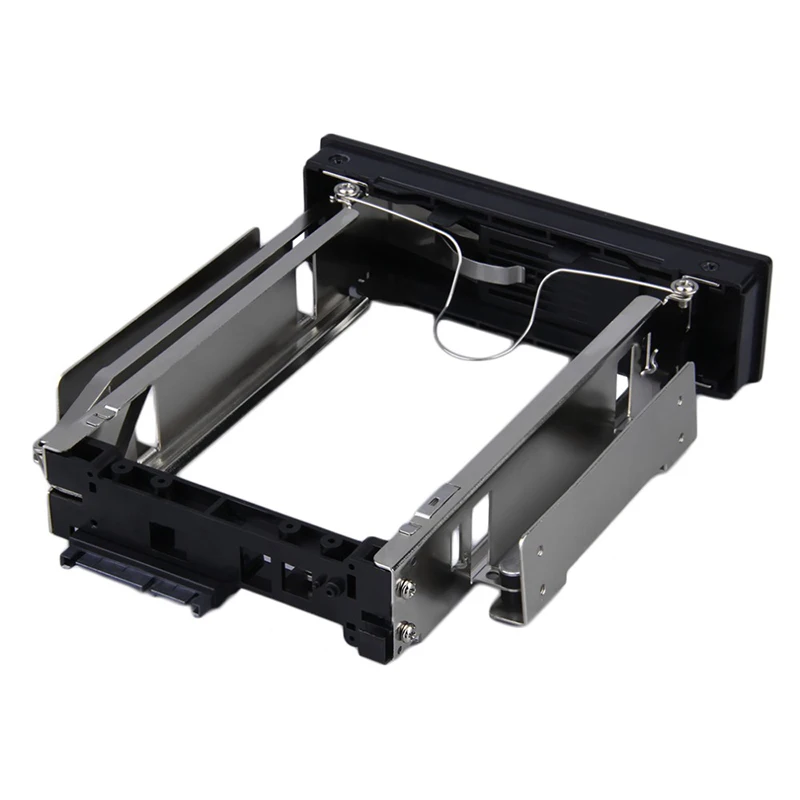 En-Labs Tool Free 5.25-Inch CD-ROM Space HDD Frame/Mobile Rack Converter Enclosure Case 3.5" SATA Hard Drive Disk Installation