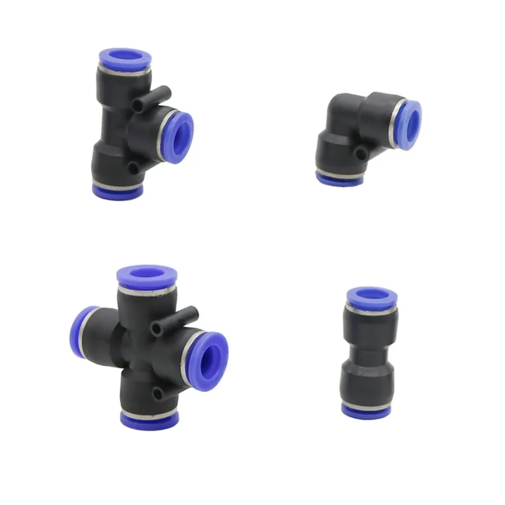 12 mm Slip Lock Quick Connector Irrigation Fittings 3 Way, 4 Way, Elbow