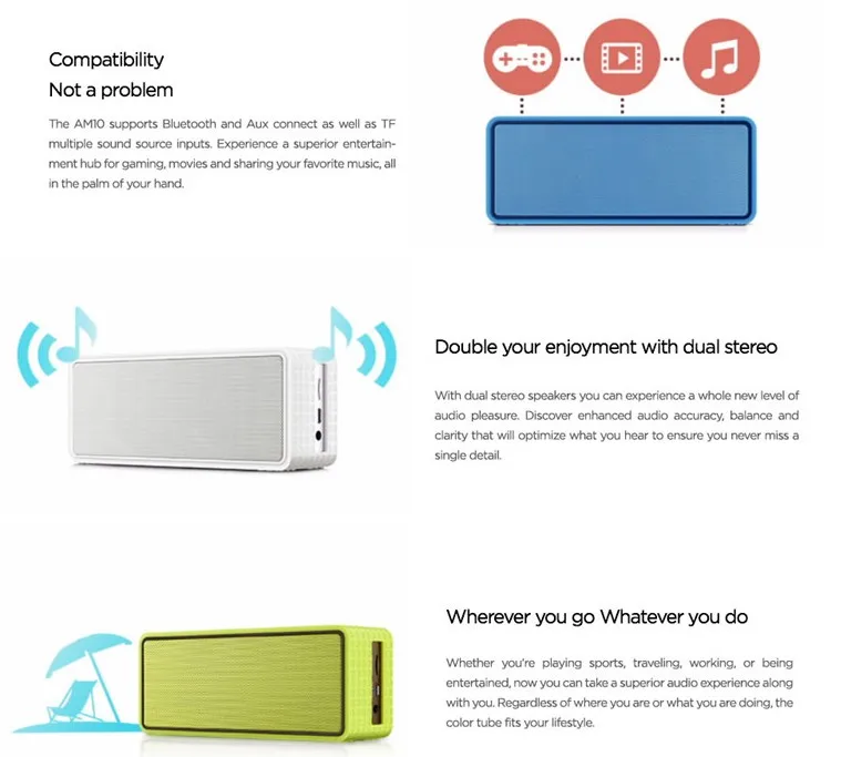 100 original huawei am10s portable wireless bluetooth speaker hands free speaker support tf card with microphone