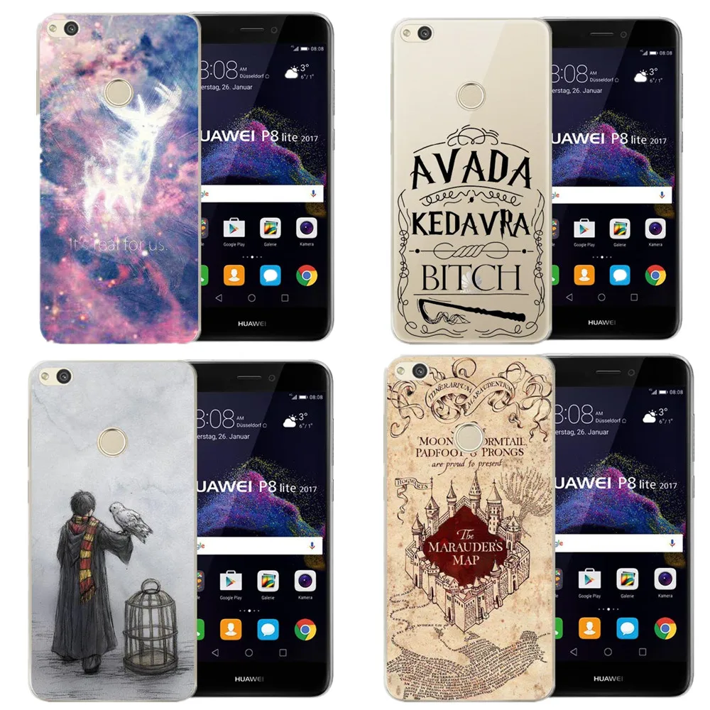 Microbe vocaal Inactief Harry Potter Hogwarts Castle Deer Magic Hard Plastic Phone Cases For Huawei  P8 lite P9 P9 Lite P10 P10 Plus P8 Lite 2017 Cover|phone cases|case for  huawei p8case for huawei - AliExpress