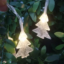 Портативная Рождественская елка, светодиодная гирлянда, огни для праздничной вечеринки/рождественское световое украшение, Рождественская елка