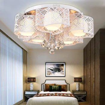 

Led ceiling lamp chandelier warm bedroom lamp simple living room lights modern personality wedding room lighting CL FG320
