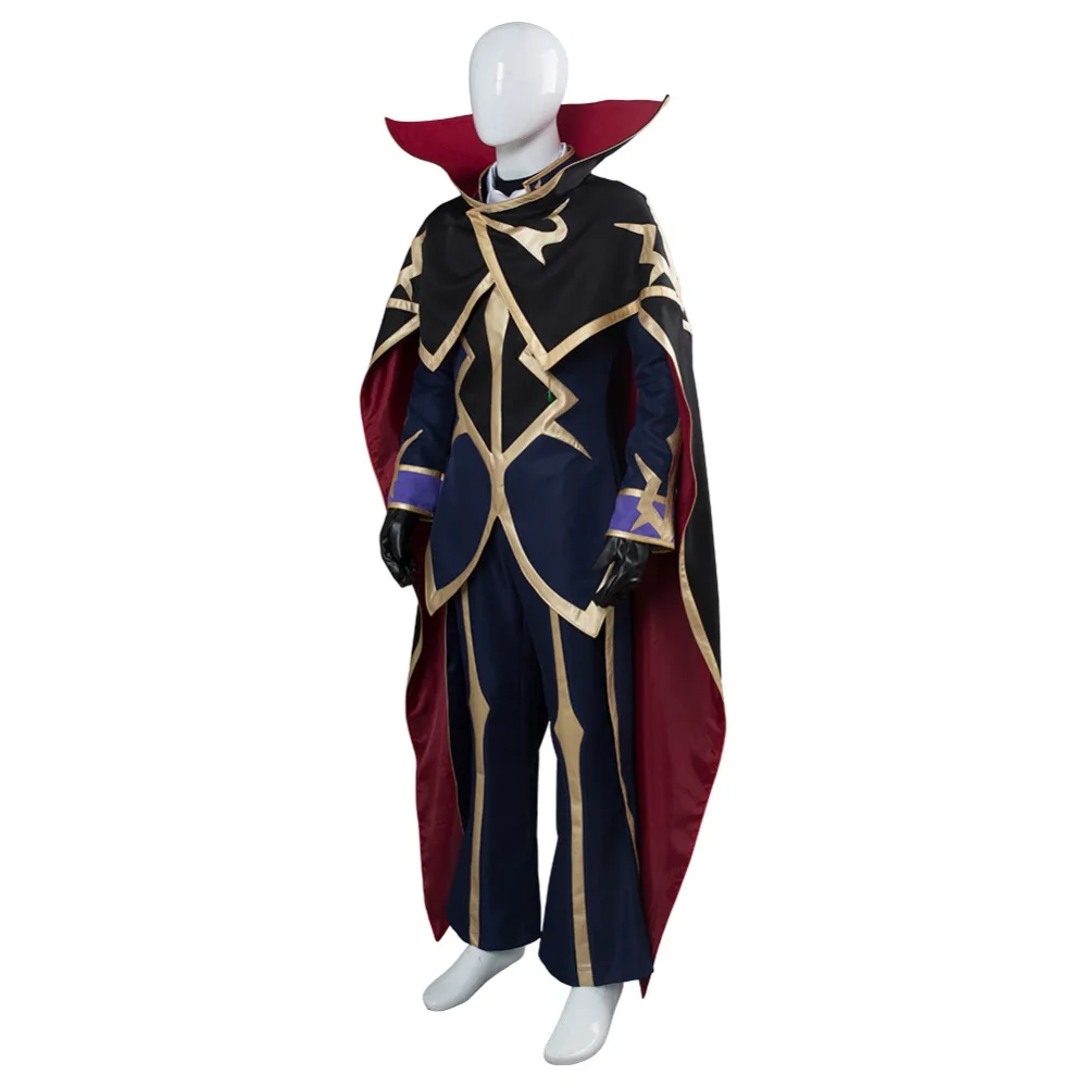 Код Geass Косплей Lelouch of the Resurrection Zero Костюм Униформа костюм для взрослых Хэллоуин