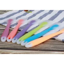 L sizecake делая скребок для выпечки Прозрачный Силикон интегрированный скребок Инструменты для выпечки