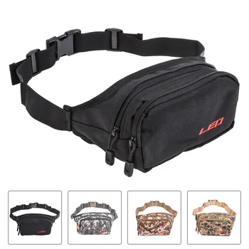 

Double-layer Lure Asia small pockets Outdoor activity bag camouflage black fishing gear bag Free Shipping