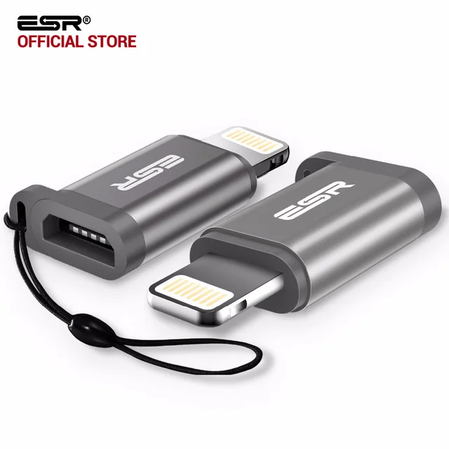 ESR Micro USB to for Lightning Adapter for iPhone 7 6s 5s