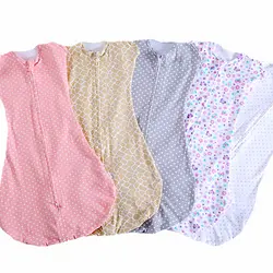 Спальный мешок для малышей новорожденных SleepSack тонкий мягкий жилет Тип хлопок детский спортивный костюм пижамы 73 см