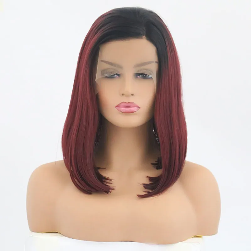 Rongduoyi Cosplay Wigs For Women No Bangs Middle Part Shoulder Length