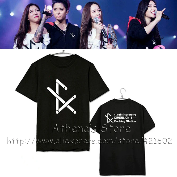 f(x) the 1st concert DIMENSION 4 Tシャツ-