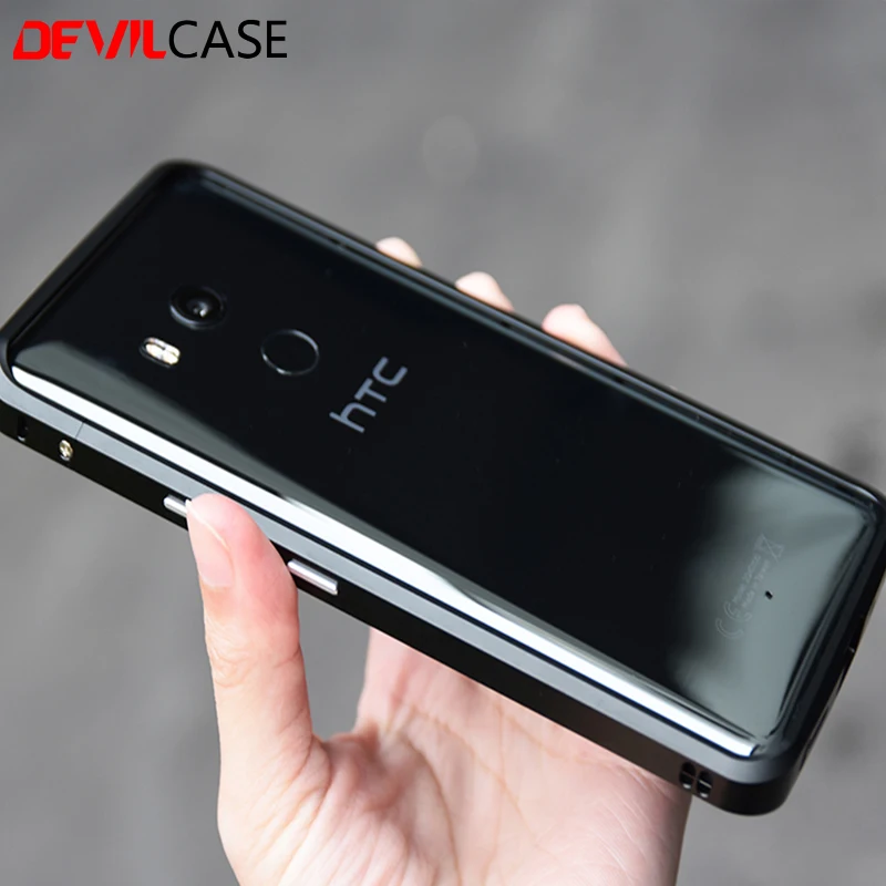 DEVILCASE для htc U11+ металлический бампер рамка ультра тонкие защитные чехлы CNC вырез для htc U11 Plus 6 дюймов