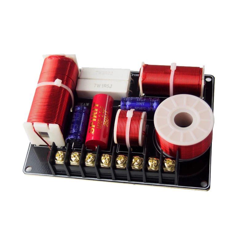 1pcs font b Speaker b font 3 Way Audio Frequency Divider loudspeaker 3 Unit Crossover Filters