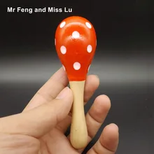 Детские игрушки деревянные погремушки милые мини песочный молоток маракасы игрушки, музыкальные инструменты детские подарки