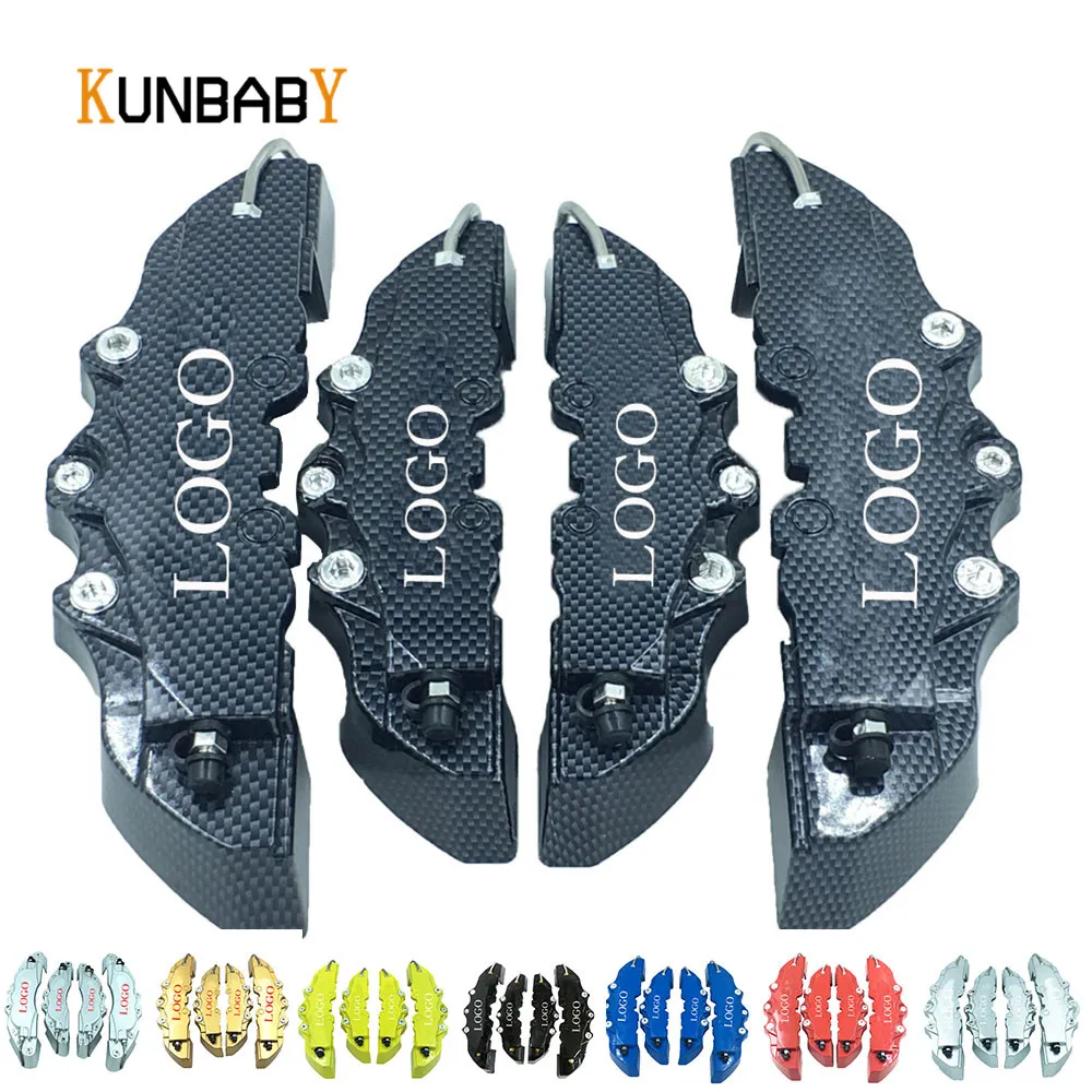

KUNBABY Car Styling 4Pcs Brake Universal Caliper Cover Car-Styling Front Rear Car Accessories Fit For 14-17inch Caliper Covers