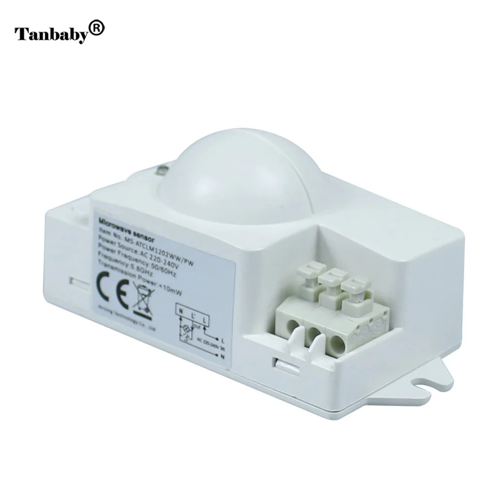 Tanbaby Auto Induction Microwave Motion Sensor Detector Microwave Radar