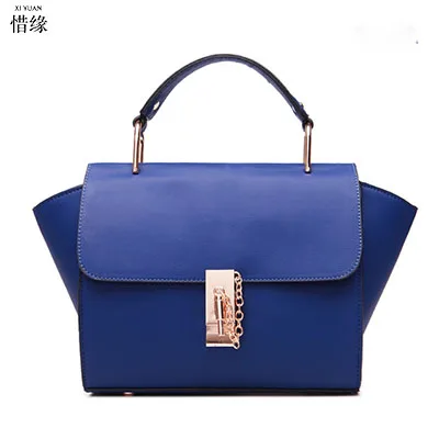 

XIYUAN BRAND woman new fashion pu leather Shoulder & Handbags lady Trapeze women solid cover crossbody messenger hand bag female