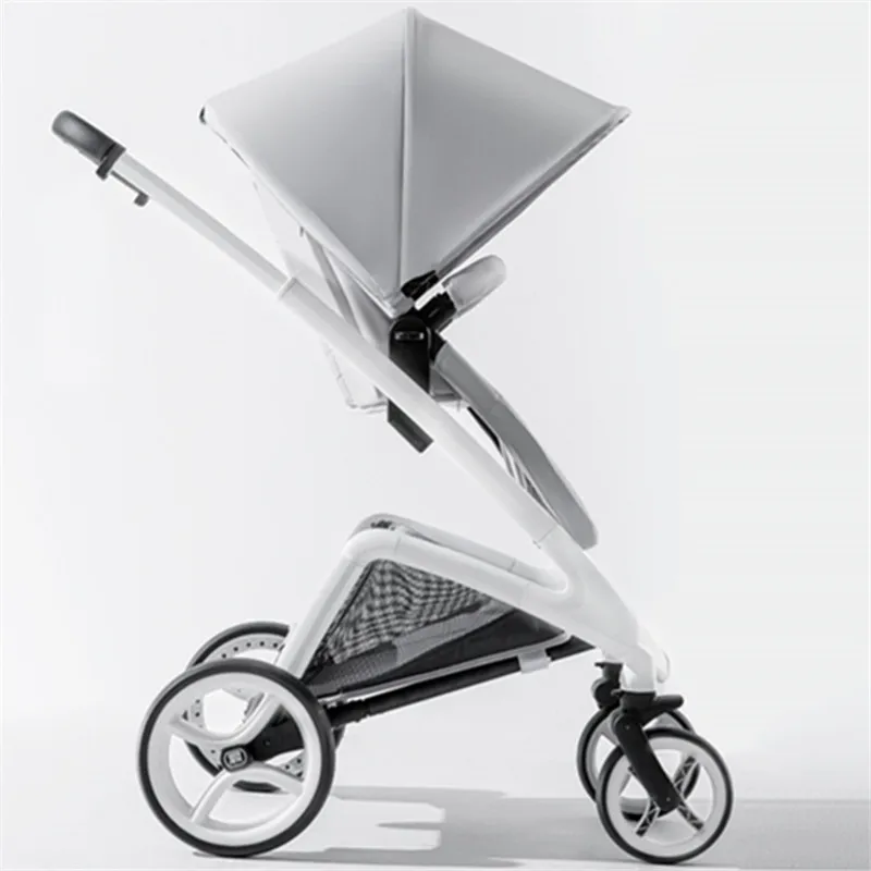 spesifikasi Mewah Bayi Stroller Tanah Tinggi Scape Pram Portabel Kinderwagen Lipat Bebek Arabasi Perjalanan Sistem Poussette