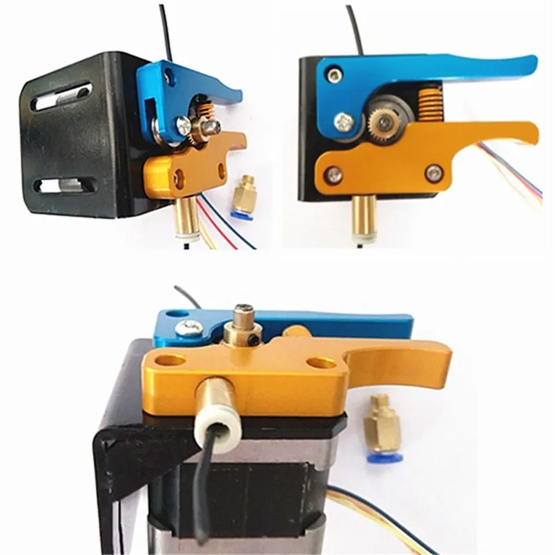 

Reprap Kossel Delta TEVO 3D printer Full Metal bowden Extruder kit(no stepper motor) set aluminum alloy 1.75 mm filament