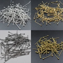 Fltmrh 600 pçs 18mm prata chapeado pinos bola para diy jóias pulseira colar brinco fazendo acessórios para jóias comprimento