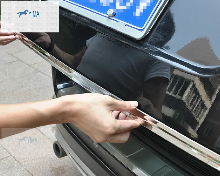 Lapetus Задняя Крышка багажника дверца Отделка 1 шт. подходит для VOLVO XC60 2014 2015 2016