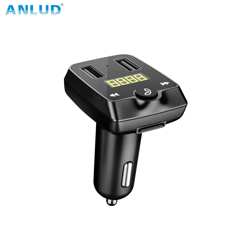 ANLUD Bluetooth fm передатчик беспроводной Автомобильный MP3 плеер с двумя usb портами
