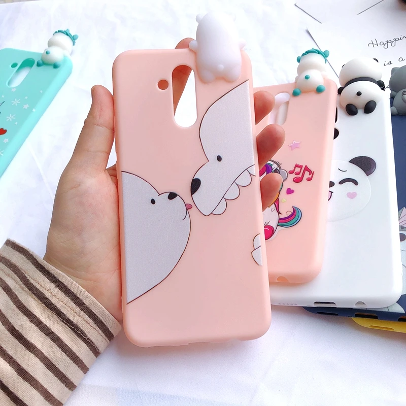 Funda huawei mate 20 Lite чехол etui mate 10 Lite чехол 3D Kawaii Медведь Единорог силиконовый чехол для huawei mate 20 Lite чехол Capa - Цвет: 7