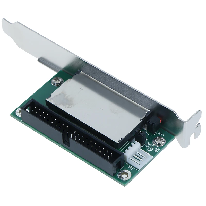 Новый 40-контактный CF Compact Flash карты до 3 5 IDE/SATA конвертер PCI кронштейн задней Панель