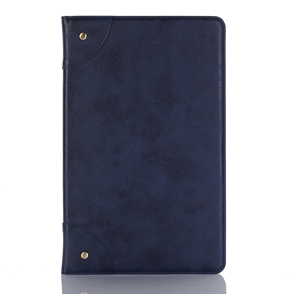 For Samsung T595 T590 Case Tab A 2018 10.5 inch Vintage Soft PU Leather Book Design Stand Fashion Cover Card Document Holder photo