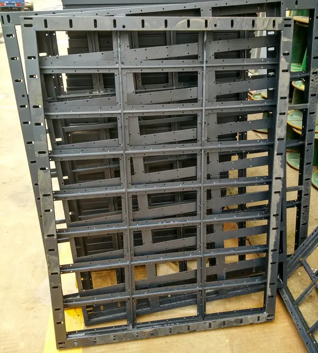 Крытый полуоткрытый p10 p5 led дисплей экран доска 960*1280 мм простой железный шкаф|led