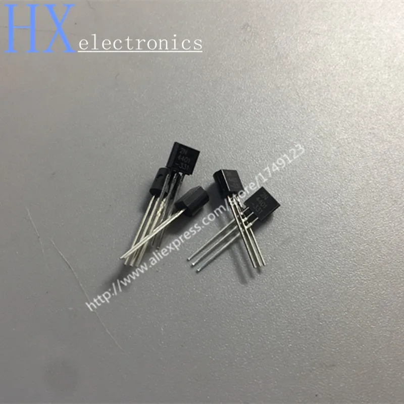 

Free shipping 100PCS Hot Sale 2N4401 TO-92 Bipolar Transistors - BJT NPN new and original