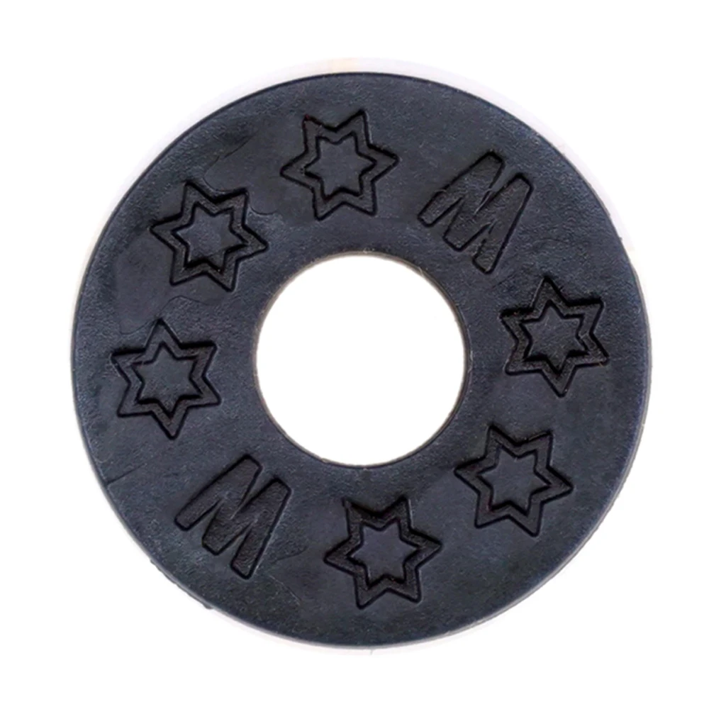 10 Pieces Acoustic Electric Guitar Bass Strap Block Rubber Safety Strap Lock Washer Gasket Cushion