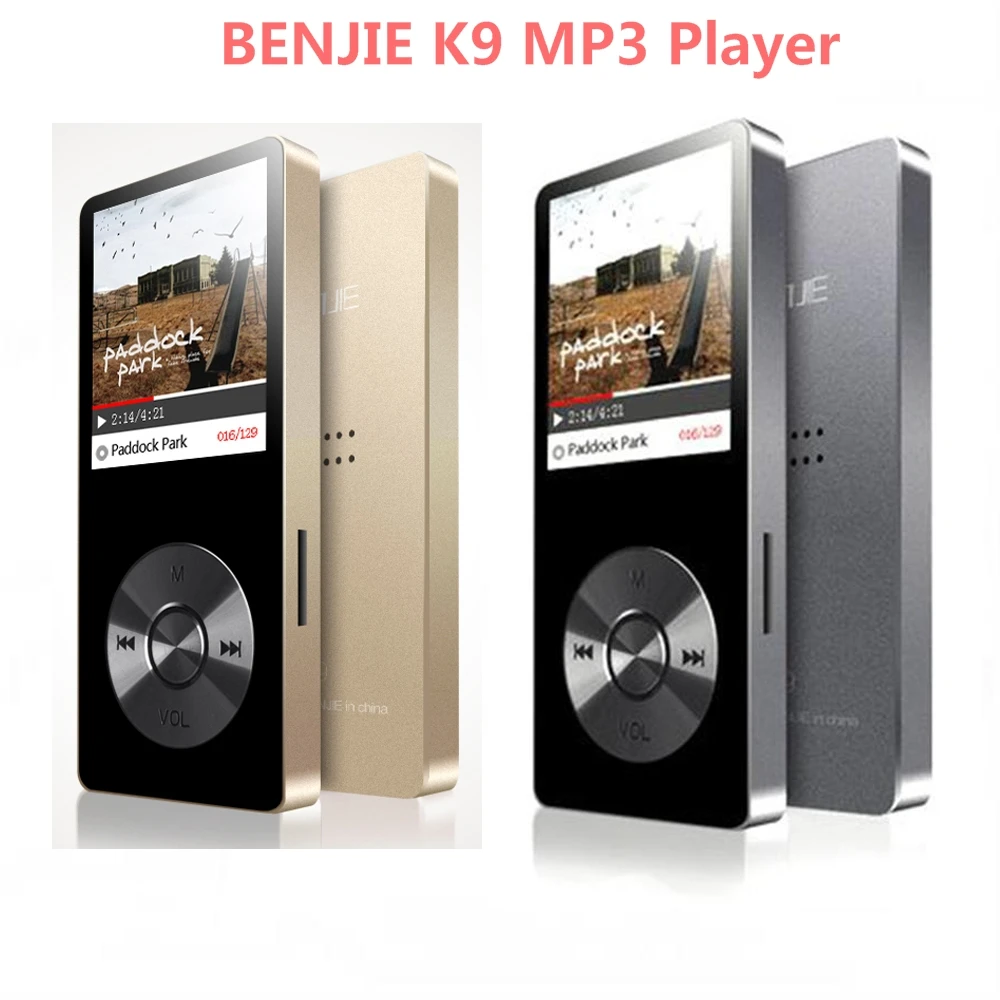 

MP3 Music Player Alloy Speaker Sports 8GB 1.8 Inch Screen Original Benjie K9 High Quality Lossless HiFi Voice Recorder FM Radio