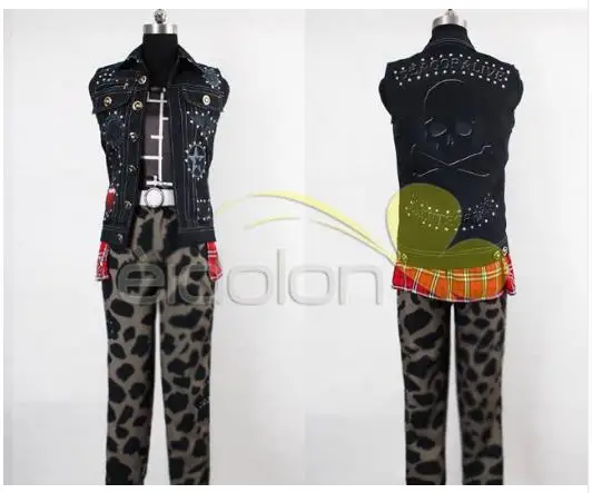 

Hot Game FINAL FANTASY XV Figure Prompto Argentum Uniform Halloween Punk Cloth Cosplay costume free shipping