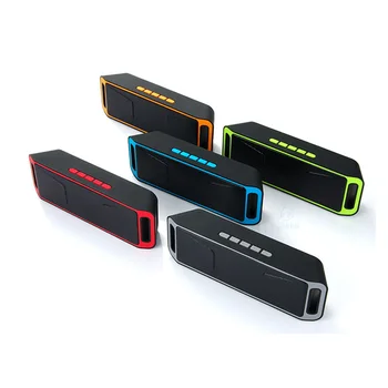

S208 Portable Outdoor Bluetooth Speaker Column HD Stereo Bass Wireless Sound Box TF/FM/U Disk MP3 Player Speakers With Mic