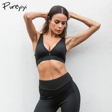 Женские сексуальные топы, черный цельный бюстгальтер, Женская маечка для занятий йогой, топы, топ для занятий спортом, открытая спина, Женский тренажерный зал с йогой, майка