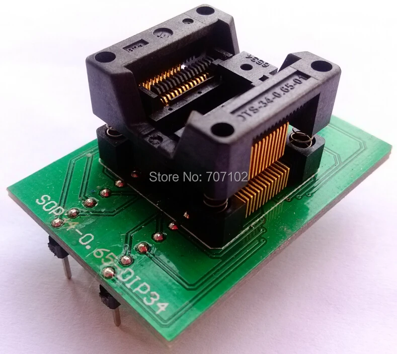 

SSOP28 to DIP28 Socket CNV-SSOP-34/OTS-28(34)-0.65 IC programmer socket adapter