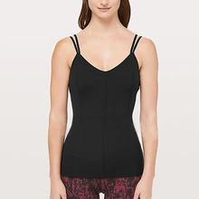 Женский однотонный топ на бретелях, облегающий жилет на бретельках для летних видов спорта XD88